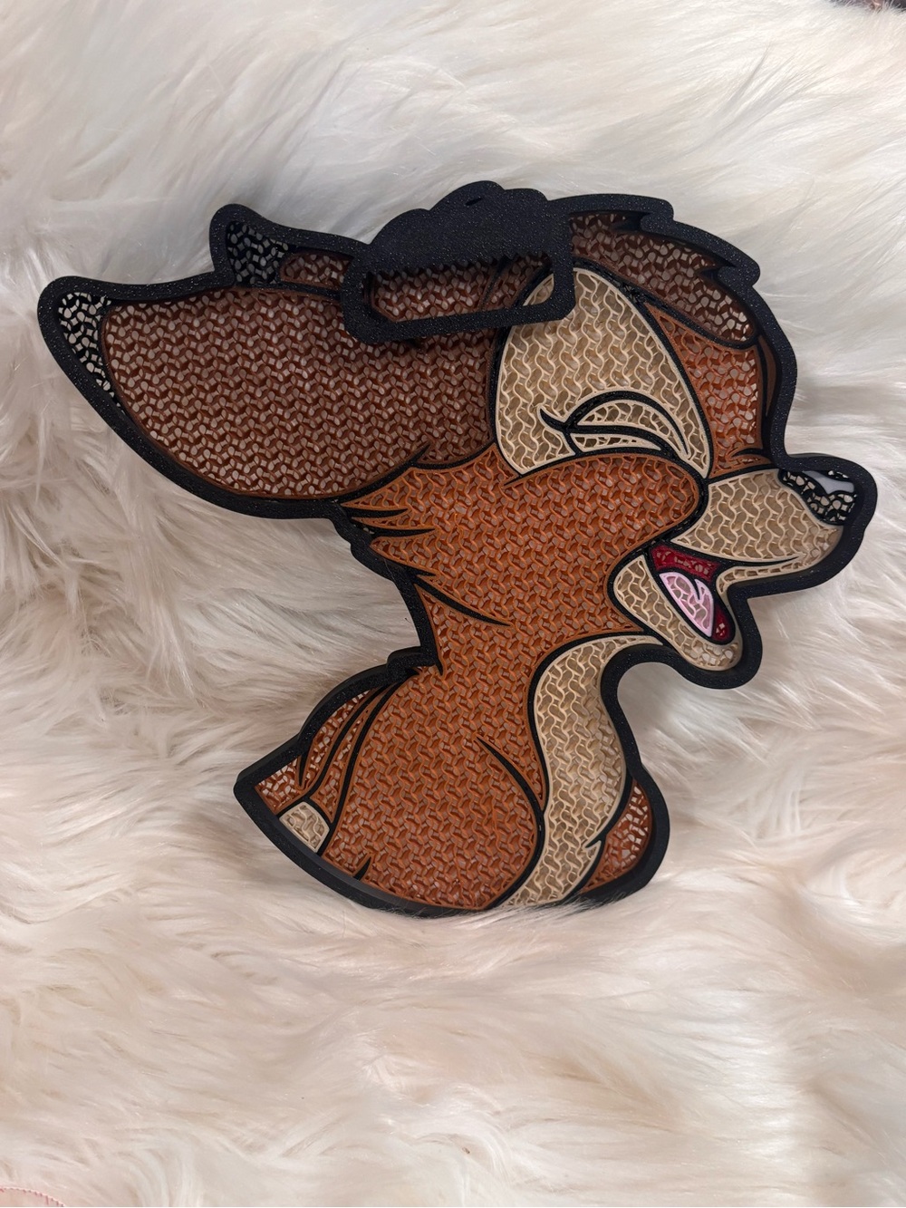 Woodland Deer Character Pin Board 3-D Printed - Picture 3 of 3